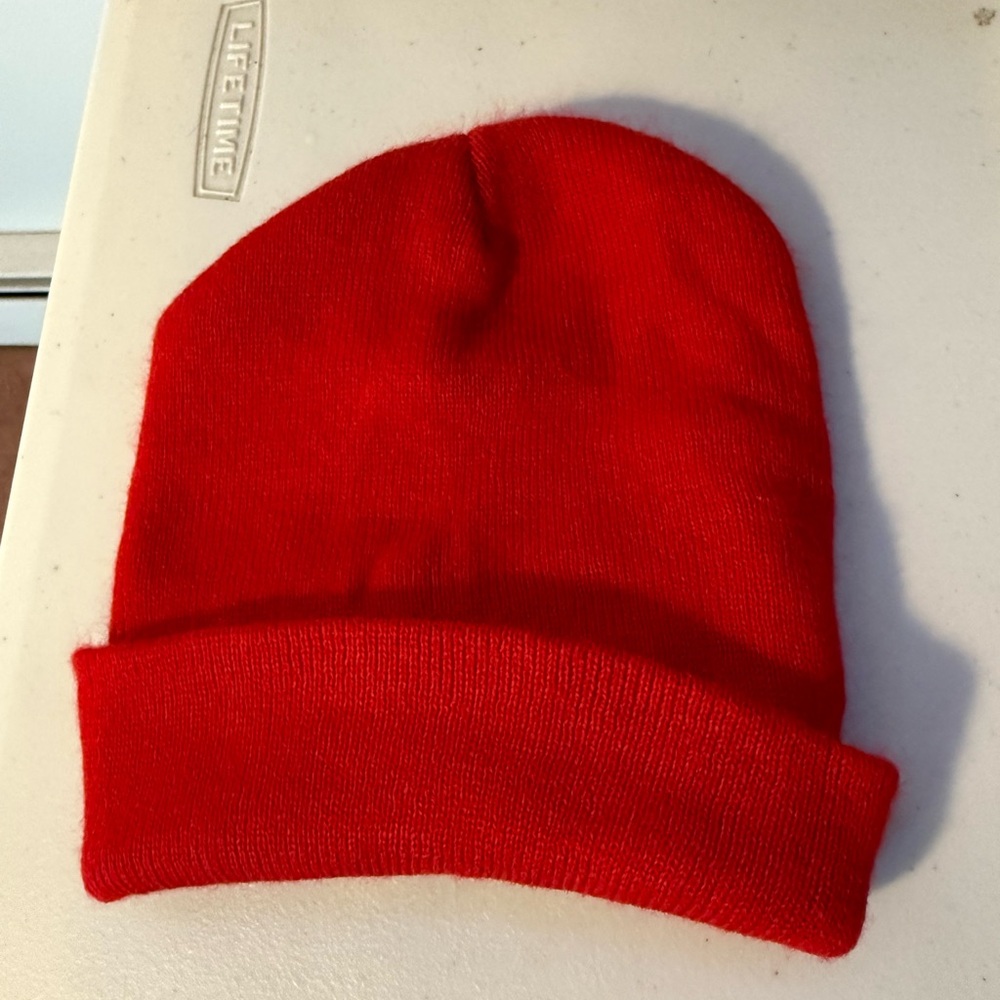 Red beanie